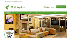 Desktop Screenshot of holidayinnlittlerock.com